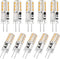 DiCUNO G4 LED Bulbs 12V 1.2W T3 10W Halogen Bulbs Replacement, JC Type G4 Bi-Pin Base Light Bulbs Non-dimmable, Warm White 3000K, 120 Lumens for L...