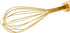 Bloomingville Standing Stainless Steel Wood Handle, Gold Finish Whisk, 10.25"...