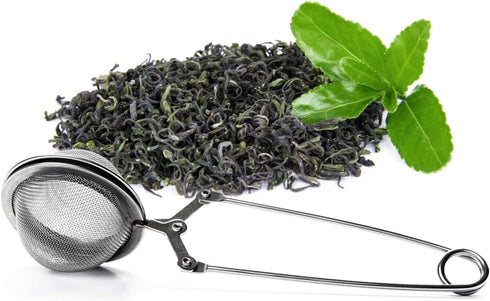 Snap Ball Tea Strainer, JEXCULL 3 Pack Premium Stainless Steel Tea Infuser with Handle for Loose Leaf Tea Fine Mesh Tea Balls Filter Infusers...