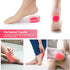 2 Pairs Women Gel Heel Cups, Soft Elastic Massage Heel Cushion Foot Pain Relief for Plantar Fasciitis Bone Spur Achilles Pain, 4.1 x 2.4 x 0.9in...