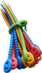 Multi Purpose Silicone Zip Ties - 20 pcs - 6 inch Cable Ties - Double Lock Twist Ties in Multi Color (Red, Blue, Green, Orange) - Extra Hold Reusa...