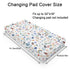 Spring Garden Flowers Rainbow Changing Pad Covers Watercolor Insects Floral Leaves Baby Diaper Changing Table Pad Sheets for Boy Girl Soft Stretch...