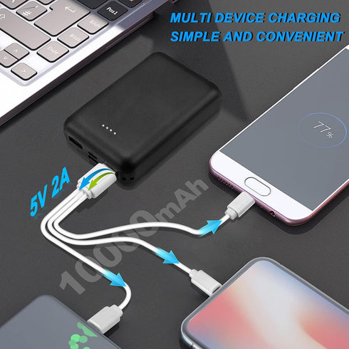 Portable Charger Power Bank Apply for Heated Vest with USB DC Input Port, Portable Battery for Mobile Phone (5.0v 2.0A 10000mAh Power Bank)...