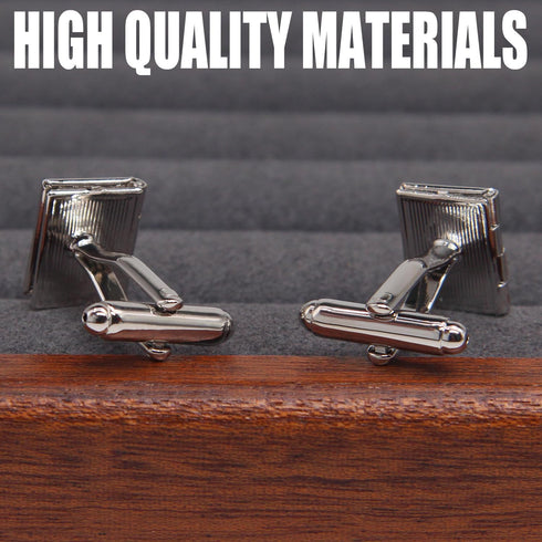 Cufflinks for Men,To commemorate the deceased loved ones, Photos can be placed Album Cross Cufflinks, Shirt Accessories Unique Cuff Links for Mens...