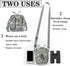 Camo Binocular & Rangefinder Case,Life Waterproof, Inside the Foam Cushion Shockproof, Suitable for Hunting Hiking Travel to Carry?Binoculars Belo...