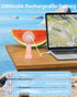 CoolKick Mini Portable Hand Fan Powerful Handheld Fan, USB Rechargeable Small Pocket Fan, 3 Speeds Hand Fan for Travel/Summer/Concerts/Lash, Gifts...