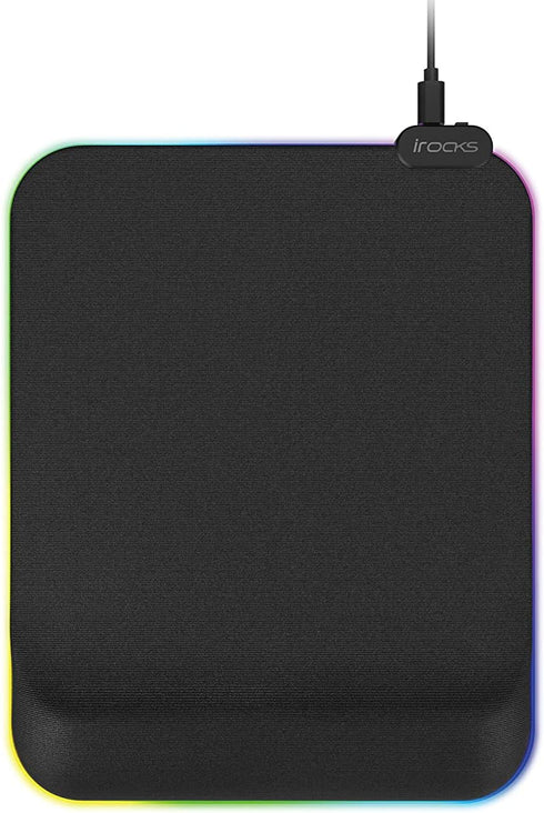 i-rocks C45E RGB Mousepad with Wrist Rest...