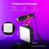 NEEWER Magnetic RGB Video Light, 360° Full Color RGB61 LED Camera Light with 3 Cold Shoe Mounts/CRI 97+/20 Scene Modes/2500K-8500K/2000mAh Recharg...