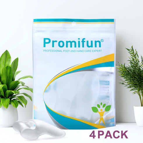 Bunion Cushions and Protector(1/2" Thick),Bunion Corrector Pads with Separator for Big Toe, Gel Shield for Foot Pain Relief, Calluses, Relieve Foo...