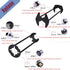 2Pcs Multifunctional Sink Wrench, Basin Wrench Faucet Wrench, Universal Under Sink Wrench Faucet Tool, Faucet Hose Spanner Sink Basin Wrench Four-...