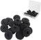 EKIND 24 PCS Sponge Soft Earbuds Cover Pads Replacement for Earphone MP3 MP4 Stereo Headsets Protective Accessories Cap (Black)...