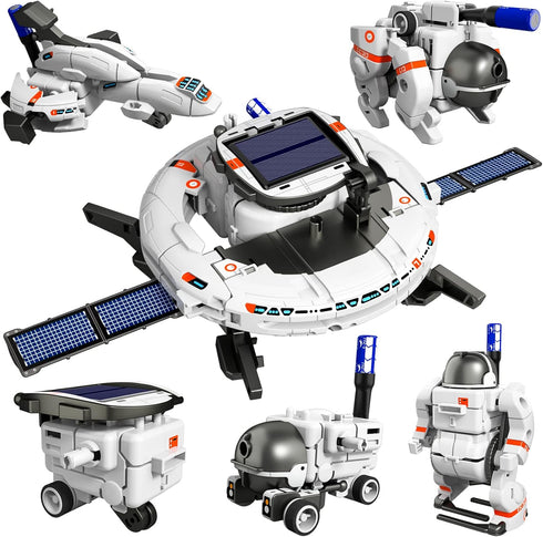 Lucky Doug STEM Projects for Kids Age 8-12, 6-in-1 STEM Solar Robot Kit Space Toys Birthday for Boys Girls Kids Teen 8 9 10 11 12 13 Years Old, Sc...