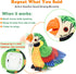 Toddler Toys - Talking Parrot Repeats What You Said, Interactive Toy Electronic Stuffed Animals Plush Pet Doll for Babies Kids Boys Girls Party Bi...