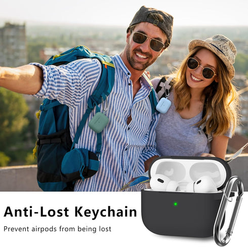 AirPods Pro Case Cover with Cleaner Kit,Soft Silicone Protective Case for Apple AirPod Pro 2nd/1st Generation Case for Women Men,AirPods Pro 2/Pro...