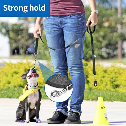 BAAPET 15 ft 20 ft 30 ft 50 ft 100 ft Long Dog Training Leash for Dog Training, Play, Camping, or Backyard Lead with Training Clickers for Small, ...