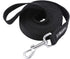 Strong Durable Nylon Dog Training Leash, 1 Inch Wide Traction Rope, 6 ft 10ft 15ft Long, for Small and Medium Dog (Black, 10 Feet)...