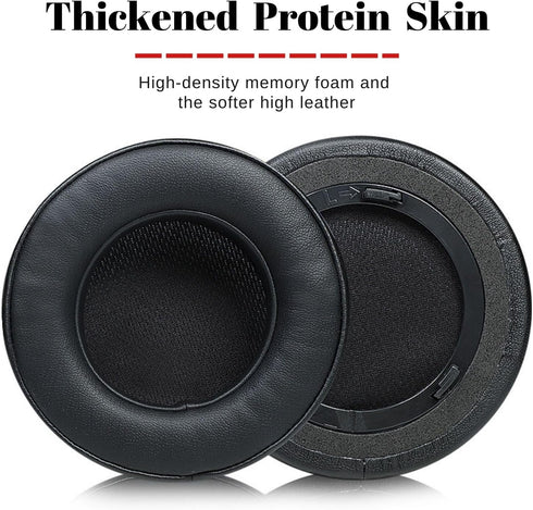 Replacement XT SE EarPads for Corsair Virtuoso RGB Wireless XT SE Gaming Headset, Soft Memory Foam Protein Leather Ear Cups Cover Repair Part (Bla...