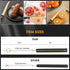 KITWARE Gold Steak Knives Set of 6 pcs with Gift Box, 4.5 inch Stainless Steel Steak sets, Serrated Edge Metal Knife Sets for Dinner Table, Knife ...