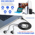 USB Headphone for PC Laptop Wired Earbuds Computer Headset with Microphone Volume Control Mute Button Mic Lightweight Noise Canceling in-Ear Corde...