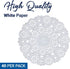 Royal Lace Fine Quality Paper Products, Medallion Lace Round Paper Doilies, 4-Inch, White, 1 Piece, Pack of 40 each...