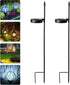 2 PCS Solar Stake Light Replacement, Garden Solar Lights Replacement Pathway Outdoor Garden Decor Light Replacement Solar Stake Lights for Lawn Pa...