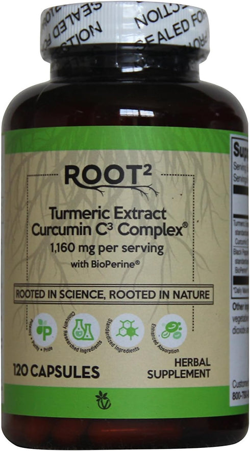 Vitacost Turmeric Extract Curcumin C3 Complex with Bioperine - 1,160 mg per Serving - 120 Capsules...