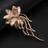 Created Cats Eye Brooches for Women Classy Bouquet Bridal Brooch Pin 12g...
