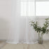 White Sheer Curtains 54 inches Long for Bedroom Top Rod Pocket Sheer Window Panels Curtains for Nursery Living Room 52 by 54 Inch Length Set of 2...
