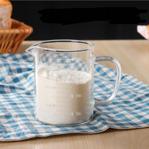 Borosilicate Glass Measuring Cup with Spout 350ml Clear...