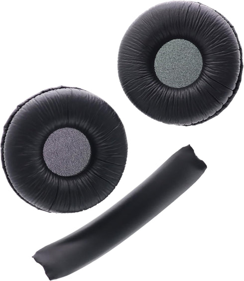 Deal4GO Original Headphone Earpads w/Headband Cover Cushion Replacement for JBL Tune 500 510 520 560 590 Headset Earmuff (Black)...