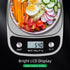 Digital Food Scale, 22 lbs/10kg Multifunction Kitchen Scale with Large Back-lit LCD Display and Tare Function for Cooking Baking Diets...