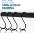 30 Pack Black S Hooks for Hanging 3.5 Inch Heavy Duty Durable Metal Hooks Carbon Steel S Shaped Large S Hooks for Hanging Jeans Kitchen Utensils P...
