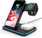 Omni Dock QI Wireless Charging Station, Black, 15W Fast Charger Docking Stand, Compatible with Apple Watch, AirPods, iPhone, Samsung, 3 in 1, Mult...