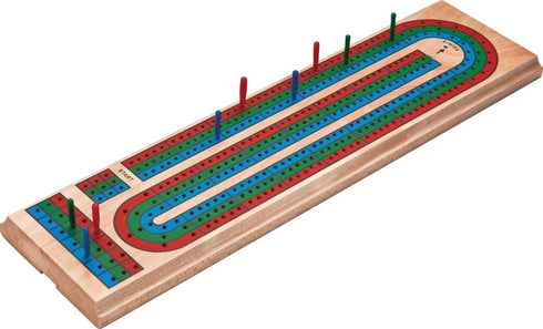 Mainstreet Classics Traditional Wooden Cribbage Board Game Set...