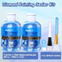 Diamond Art Glue Painting Sealer with 3 Brushes, 2 Packs 8oz 5D Diamond Art Permanent Holder & High Gloss Shine Effect Sealer for Diamond Craft Ki...