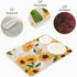 Qilmy Sunflowers Dish Drying Mat Water Absorption Tableware Drying Mat for Kitchen Countertop Home Decoration, 16 x 18 Inch Non Slip Dish Mats, He...