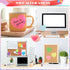 900 Sheets Heart Sticky Notes 3x3 Inch Multicolor Heart Shaped Sticky Memo Pads Cute Self-Stick Sticky Notepads Removable Easy to Post for Home Of...