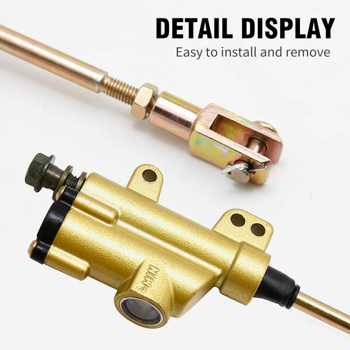 Rear Brake Master Cylinder Replacement for Chinese Dirt Pit Bike Sunl Pitster SSR Thumpstar 110 125 140ccDirt Pit Bike, ATV Brake Master Cylinder,...