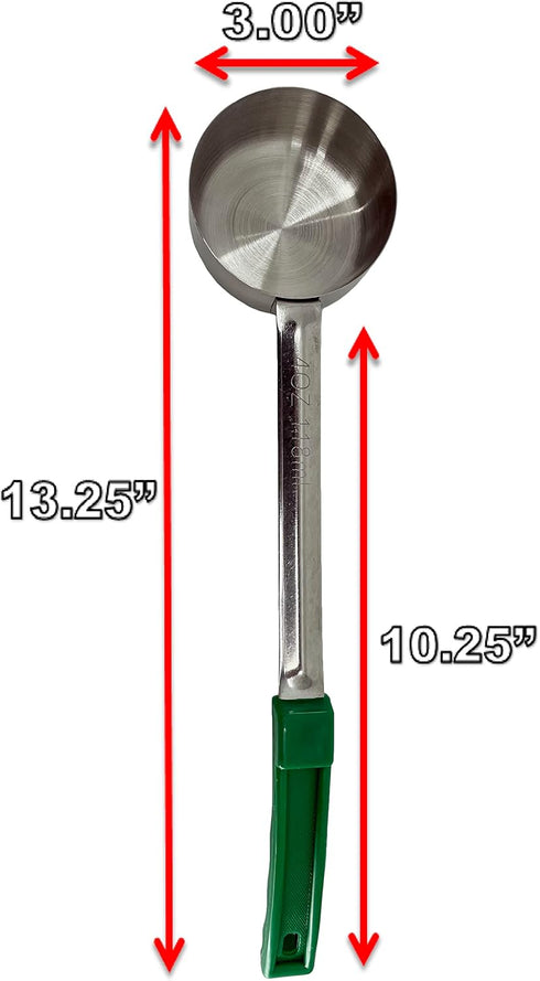 Stainless Steel Portion Control Serving Spoons | Combo Packs (2oz, 3oz, 4oz Solid)...