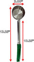 Stainless Steel Portion Control Serving Spoons | Combo Packs (2oz, 3oz, 4oz Solid)...