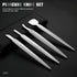 FERYES Pedicure Knife Ingrown Toenail Kit, 4 PCS Professional Pedicure Tool Kit, Top Notch Foot Blade (Leather case included)...