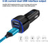 Android Phone Car Charger 12 Volt USB Outlet Car Adapter Plug, Dual 2.4A Cigarette Lighter USB Charger for Samsung Galaxy A53 A13 A03S S22+ Ultra ...