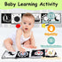 Black and White Baby Toys - High Contrast Baby Toys for Newborn Infant Montessori Sensory Toys 0-3 Months developmental toys Tummy Time Toys 6 7 8...