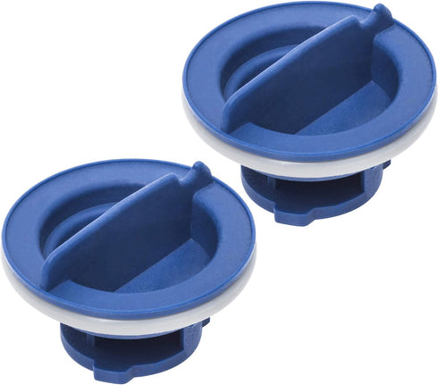 Ultra Durable WPW10077881 Dishwasher Rinse Aid Cap Replacement Part by BlueStars - Exact Fit for Whirlpool & KitchenAid Dishwashers - Replaces W10077881 PS11748135 - PACK OF 2
