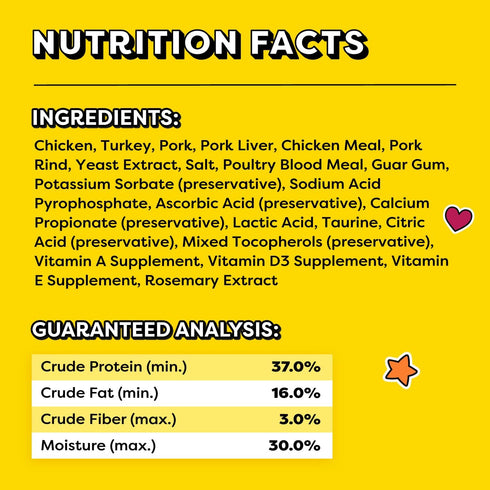 TEMPTATIONS Meaty MixUps with Chicken & Turkey Savory Cat Treats, 4.12 oz. Pouch...