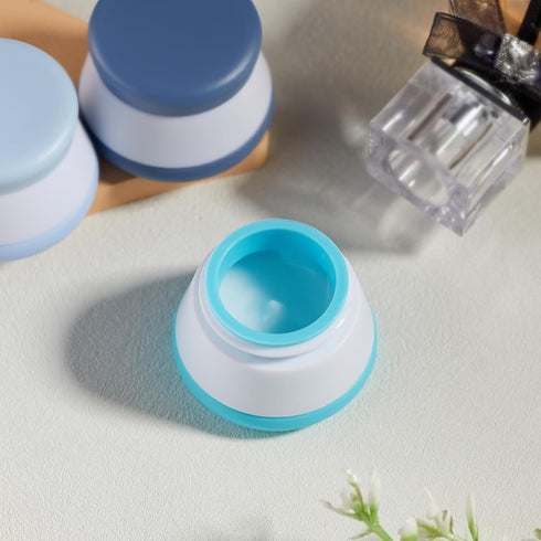 INSFIT Travel Containers for Toiletries, TSA Approved Silicone Cream Jars, Travel Size Containers with Lids, BPA Free Leakproof Travel Accessories...