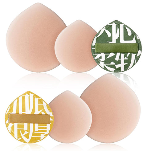 Korean Makeup Powder Puff Ultra Soft Sponge Puff for Foundation Concealer and Powder Teardrop Powder Puff Foundation Sponge Blender Sponge for Liq...