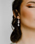 SWEETV Teardrop Wedding Bridal Earrings for Brides, Bridesmaids, Crystal Cubic Zirconia Dangle Drop Earrings for Women Prom Gifts...