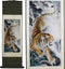 Sweethome Asian Silk Wall Scroll & Picture Scroll Calligraphy Hanging Artwork (The Tiger Coming Down)...