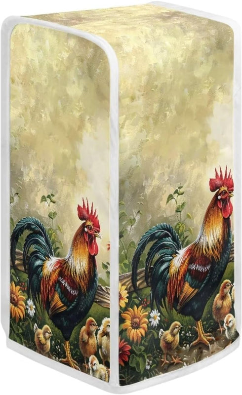 Rooster Can Opener Cover Can Protector Reuseable Kitchen Appliance Dust Cover Keep Your Kitchen Clean for Home Kitchen Decoration Farmhouse Style ...